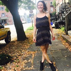 Tiny Flowers Blue Dress